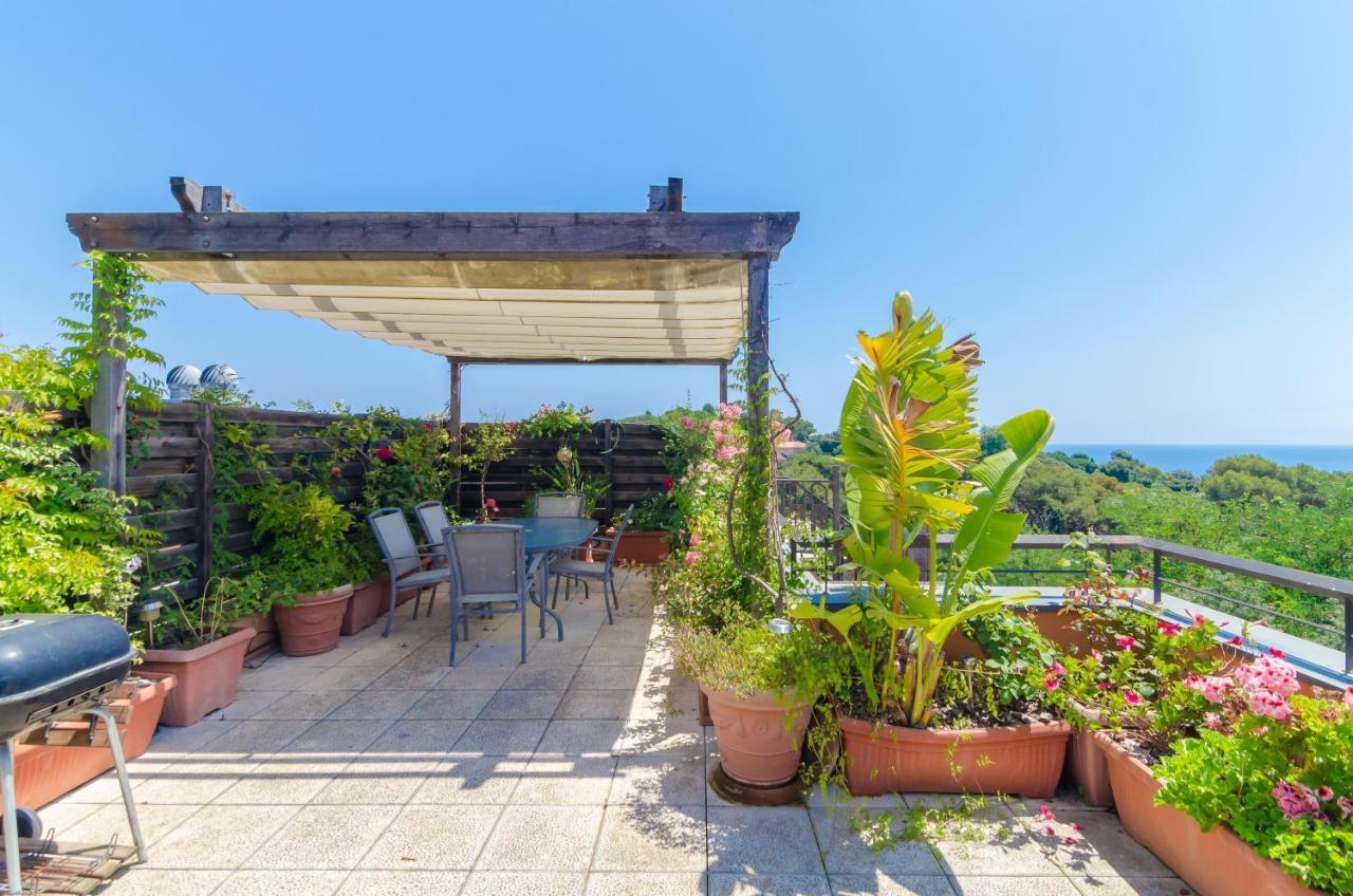 Ferienwohnung Boadella Atico - Seaview Penthouse Lloret de Mar Exterior foto