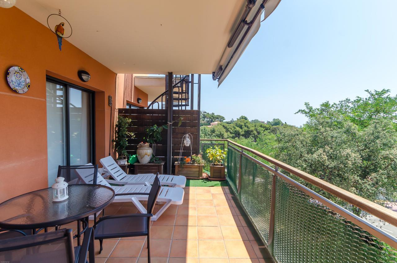 Ferienwohnung Boadella Atico - Seaview Penthouse Lloret de Mar Exterior foto